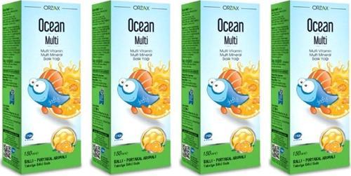 Multi Şurup (Ballı Portakal Konsantreli) 150 Ml 4 Kutu