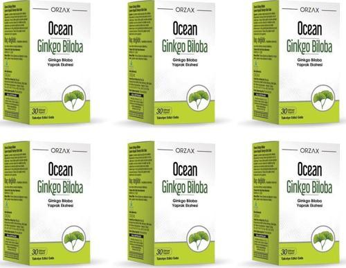 Ginkgo Biloba 30 Kapsül 6'Lı Paket