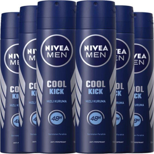 Cool Kick Erkek Sprey Deodorant 150 Ml X 6 Adet Avantajlı Paket