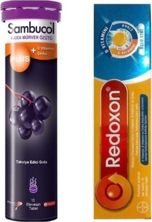 Plus Efervesan 15 Tablet + Redoxon 3'Lü Etkili 15 Efervesan Tablet
