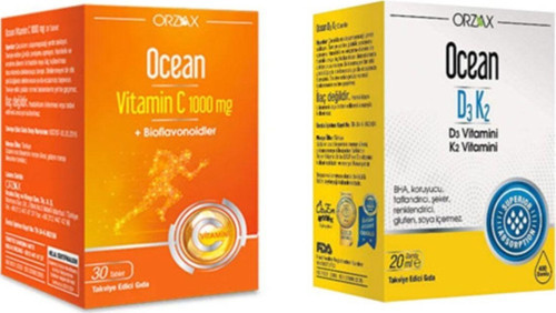 Vitamin C 1000 Mg 30 Tablet + D3K2