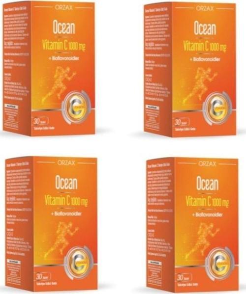 Vitamin C 1000 Mg 30 Tablet 4 Adet
