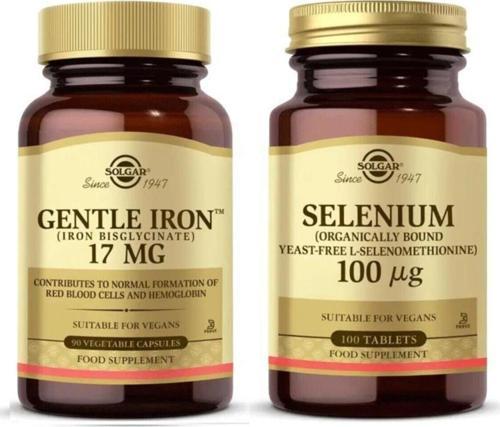 Gentle Iron 17 Mg 90 Kapsül Selenium 100 Tablet