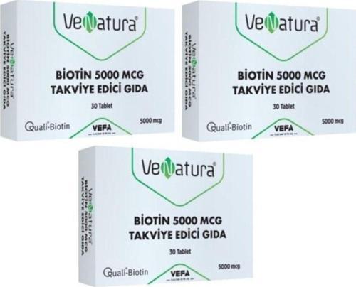 Biotin 5000 Mcg 30 Tablet 3 Adet