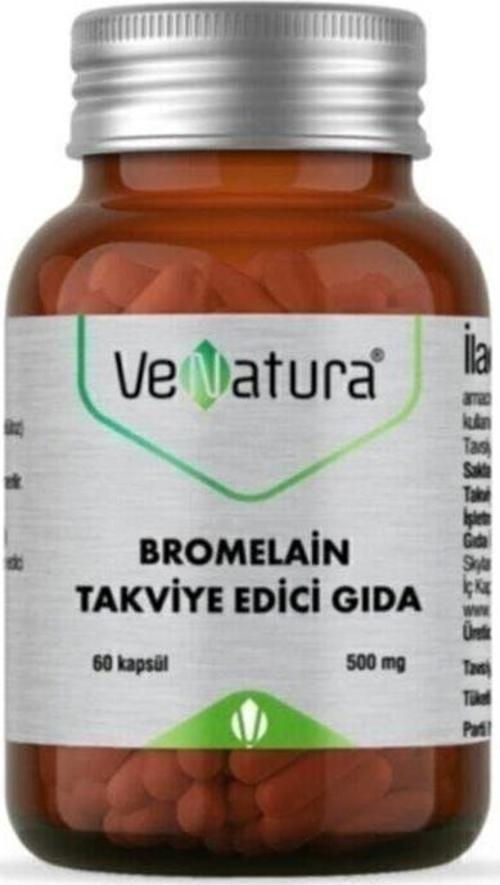 Bromelain Takviye Edici Gıda 60 Kapsül