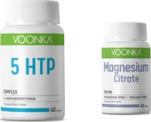 5 Htp Complex Takviye Edici Gıda 62 Kapsül +Yetişkinler Için Magnezyum 200 Mg 62 Tablet