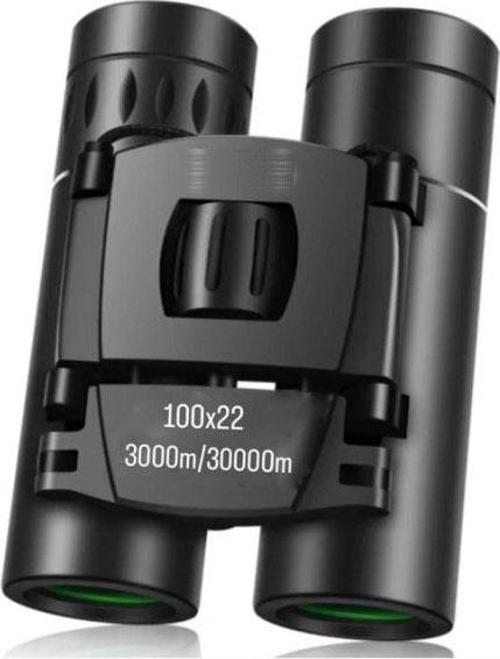 100x22 Cepte Taşımalı Kauçuk Kaplama Profesyonel Mini Dürbün 3000m/30000m