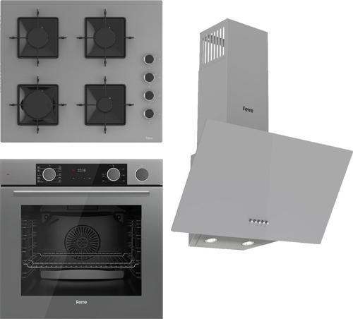 Steamart -Fryart  Ss Serisi Gri Cam Set (ss208 + Xe64cpr +d088 )