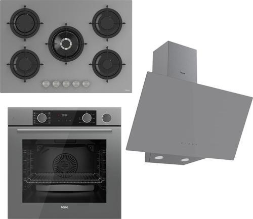 Steamart&fryart Serisi Buharlı Pişirme Gri Set (rs038 + Xe64cpr +d079 )