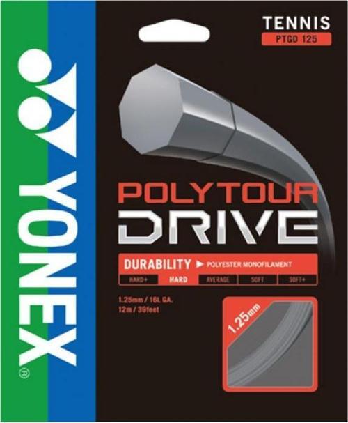 POLY TOUR DRIVE 1.25 (12m) TENİS KORDAJI Gri