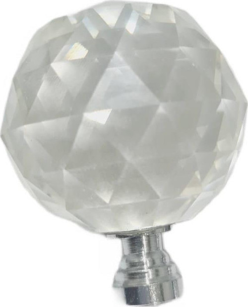 Kristal Tekli Krom Ayak 40 mm Kulp / 5 ADET