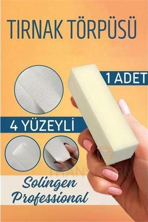 Tırnak Törpü 4 Yüzey Blok Sünger Solingen Professional