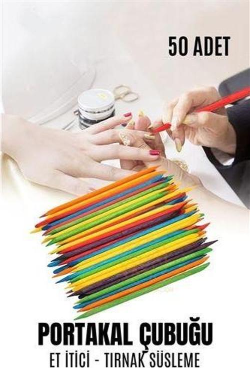 Nano Portakal Çubuğu Tırnak Temizleyici Et İtici 50 Adet Absolute Professional