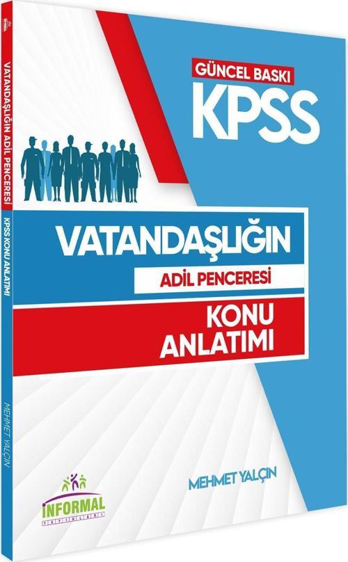 2025 İnformal Yayınları KPSS Vatandaşlık Adil Penceresi Konu Anlatım Kitabı Görsel/Pratik Notlar