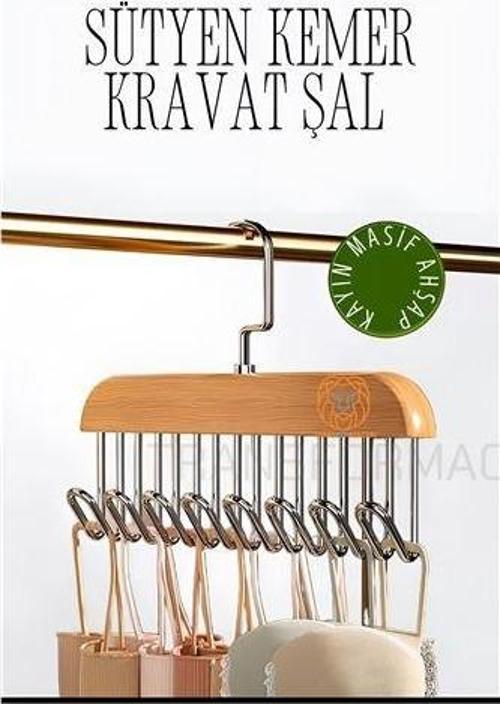 Dolap İçi Askı Sütyen Şal Kravat Kemer Çanta