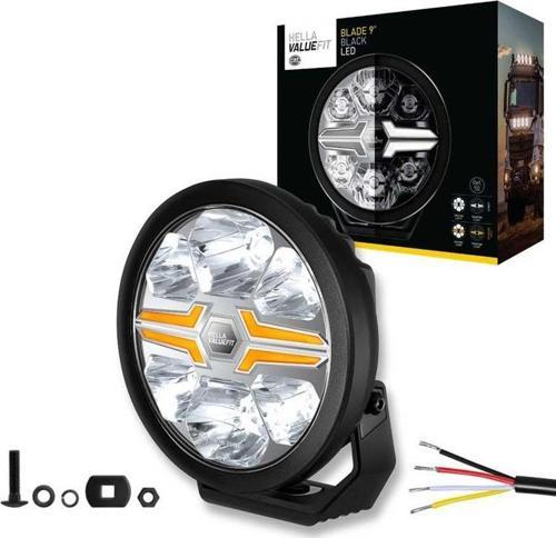 Off-Road Valuefit Blade Led Uzun Far Siyah 18W 9" Beyaz-Amber Isik 1FJ357199-071