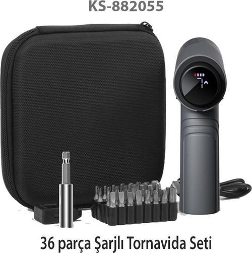 Sarjli Tornavida Seti 36 Parçali Manyetik Uç 5V 2500mAH
