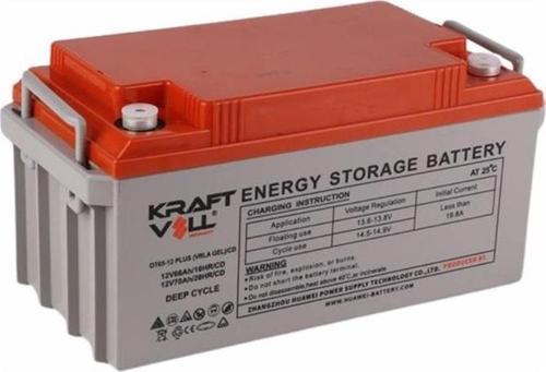 12V 66AH(10HR),70AH(20HR) Plus Cd Deep Cycle Gel Akü 18070001