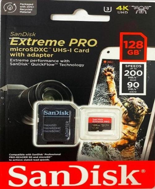 128GB Micro SDXC UHS-1 Pro 200MB/s Hafıza Kartı