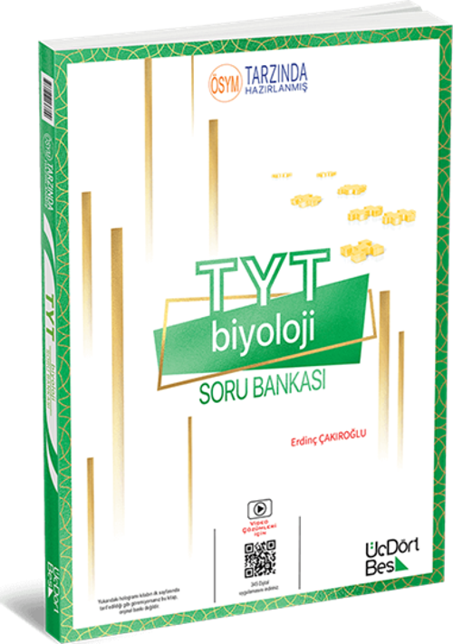 Üç Dört Beş TYT Biyoloji Soru Bankası 2025