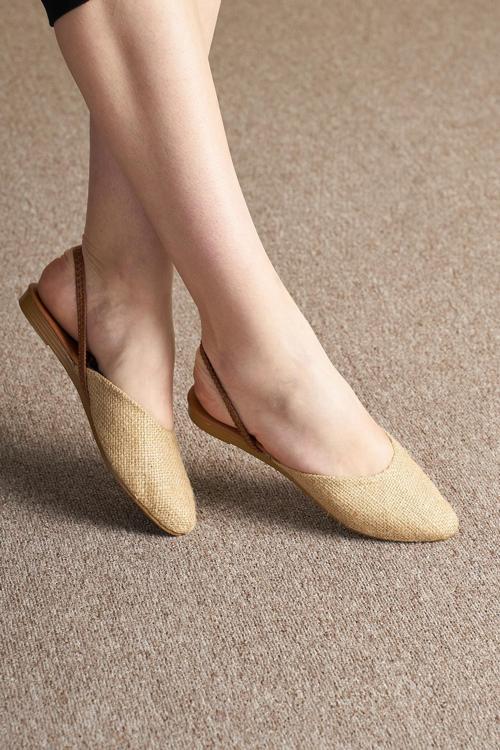 Hasır Kadın Sandalet TS1044