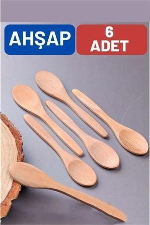 Ahşap Baharat Kaşığı Barnhard Design 6 ADET
