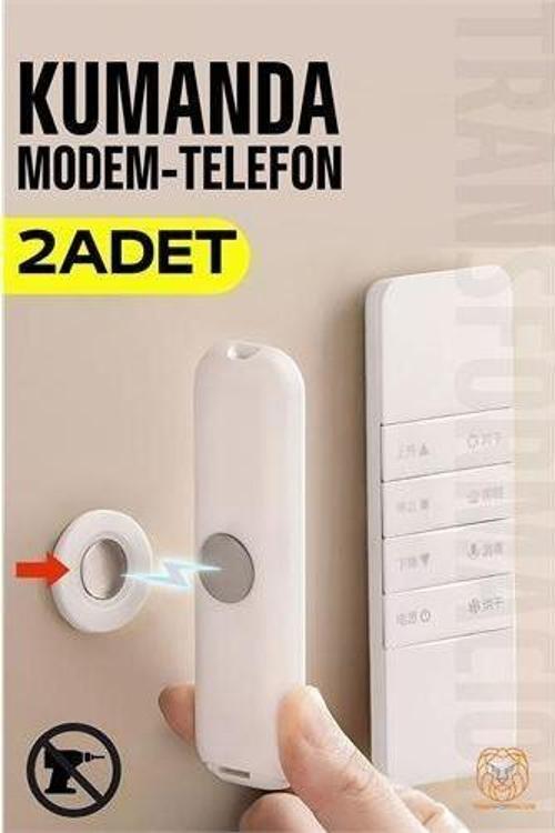 Mıknatıslı Çok Amaçlı Kumanda Telefon Tutucu 2 ADET