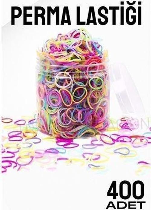 Perma Lastiği İnce 400 ADET RENKLİ