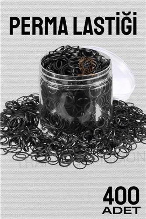 Perma Lastiği İnce 400 ADET SİYAH