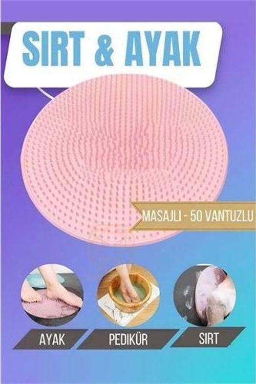 Sırt Kesesi Vantuzlu Ayak Kesesi Masajlı