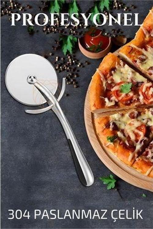 Pizza Kesici 304 Paslanmaz Çelik Mink Design