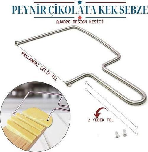 Quadro Peynir Çikolata Kek Sebze Kesici Dilimleyici