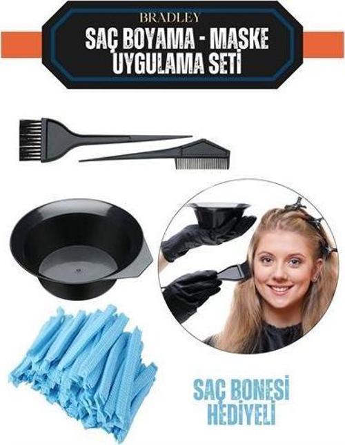 Saç Boyama Seti 24 Saç Bonesi