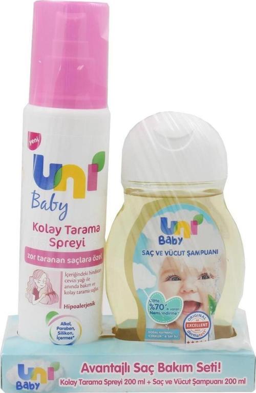 Kolay Tarama Spreyi 200 ml Saç Ve Vücut Şampuanı 200 ml