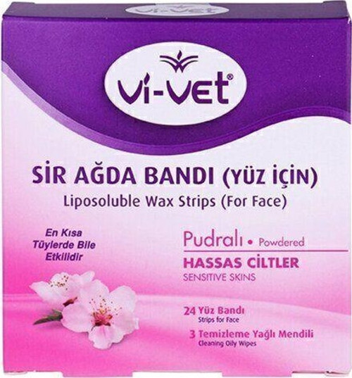 Yüz Sir Ağda Bantı 24'lü Pudralı
