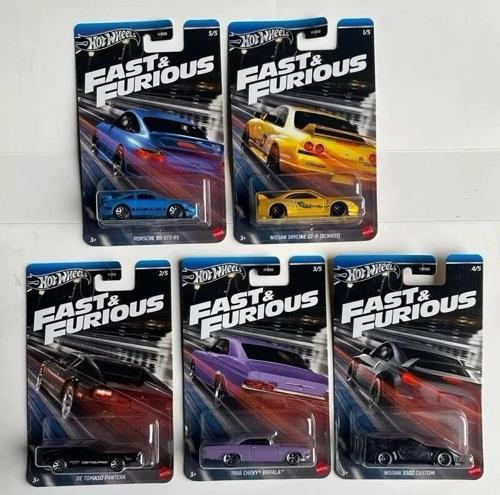 Fast And Furious Uzun Kart 2024/G 5'li Set