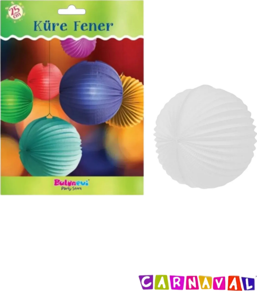  Carnaval BalonEvi Küre Fener 25 cm