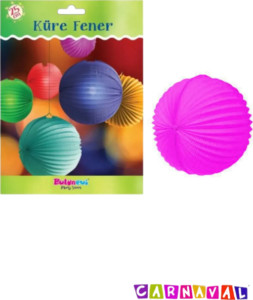  Carnaval BalonEvi Küre Fener 25 cm