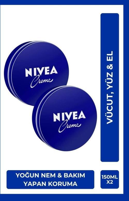 Creme 150Ml, Yoğun Nemlendirici, Bakım Yapan Koruma, Eucerit, Yumuşak Cilt, El Yüz Vücut, X2 Adet