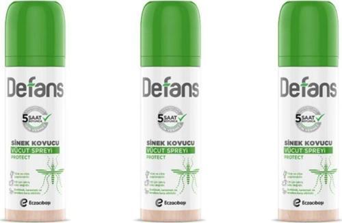 Defans Protect Sinek Kovucu Vücut Spreyi 100 Ml 3 Adet