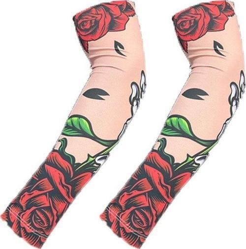 SEVGENT Giyilebilir Kol Dövmesi & Çorabı 3D Baskılı 2 Adet 006