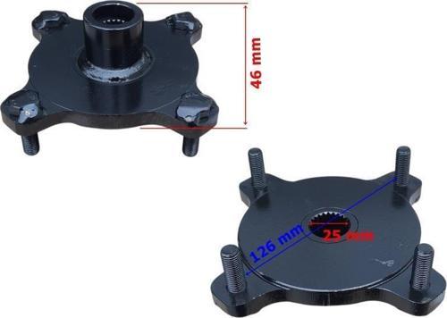 Atv Buggy 150 Gk Arka Jant Poryası 24 Freze 25-46-126 Mm 4 Civata Öm