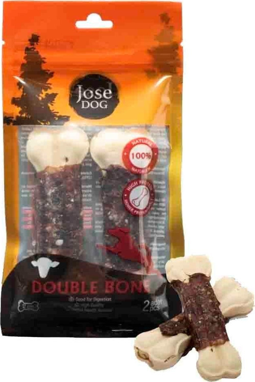 Jose Dog Double Bone 2'li Köpek Kemiği 12cm