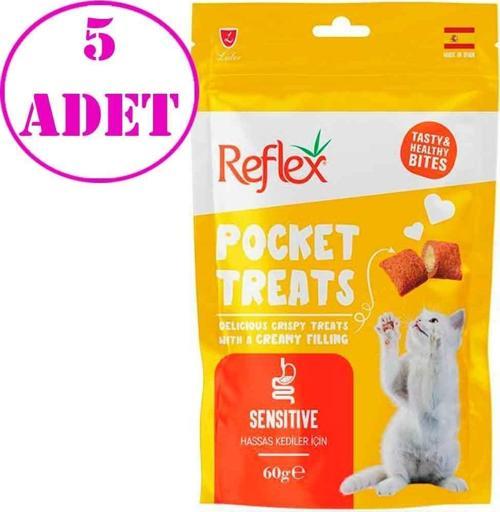 Pocket Treats Kedi Ödül Maması Sensitive 60 Gr 5 AD