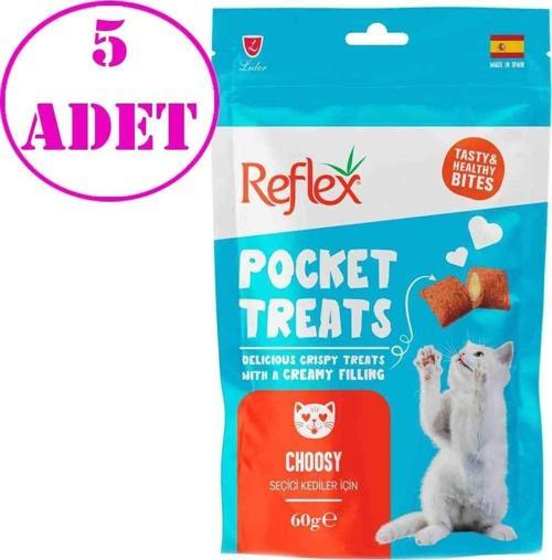 Pocket Treats Seçici Yetişkin Kedi Ödül Maması 60 Gr 5 AD