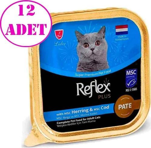 Pate Ringa ve Morina Balıklı Kedi Konservesi 85 Gr 12 AD