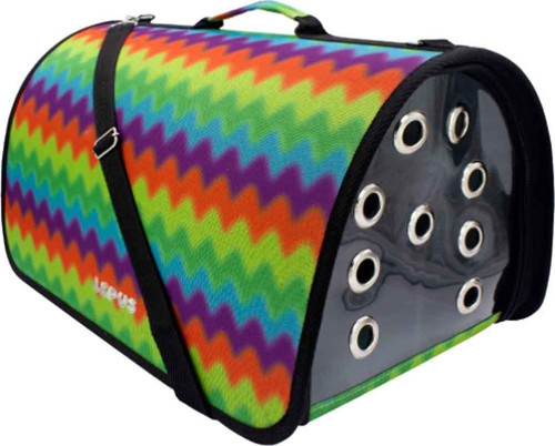 Fly Bag Kedi Köpek Taşıma Çantası Rainbow