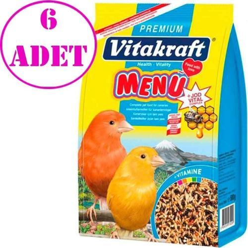 Menü Jod Vital Ballı Kanarya Yemi 500 Gr 6 AD