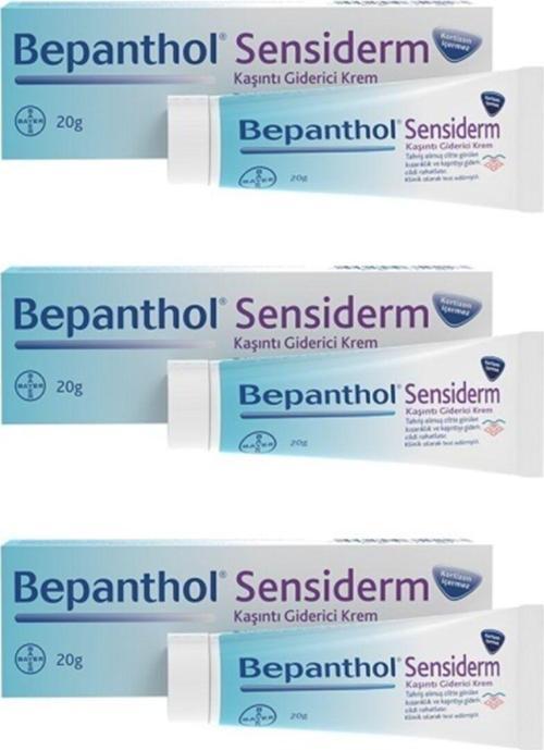Sensiderm Kaşıntı Giderici Ve Cilt Bariyerini Onarıcı Bakım Kremi 20 Gr X3 Adet