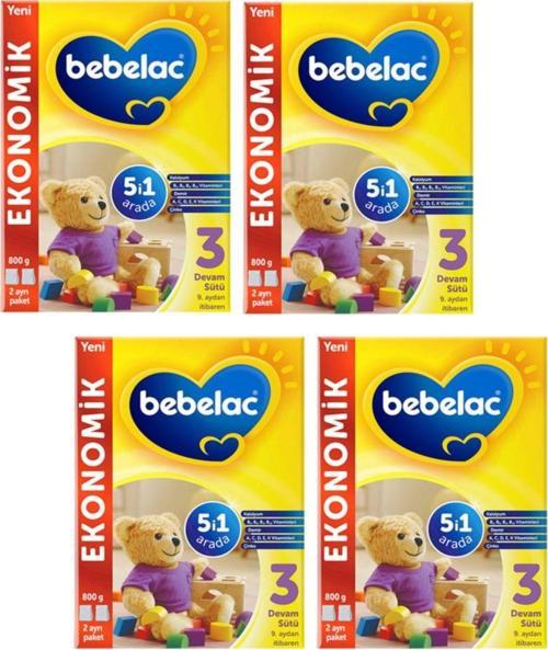3 Devam Sütü 800 Gr 4 Adet
